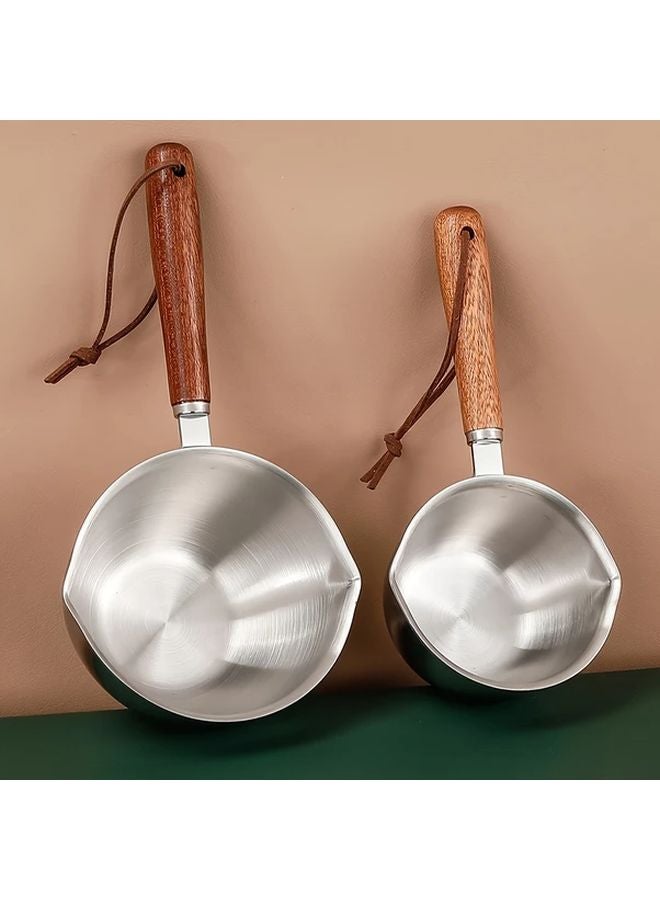 Stainless Steel Butter Melting Pot 400ml Capacity Silvery Kitchen Tool For Chocolate Cream Oil - Image 5